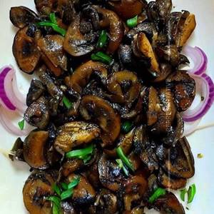 Mushroom Pepper Fry