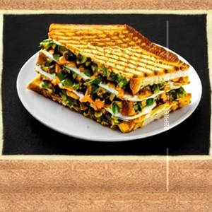 Cheesy Gold Corn Makhani Sandwich