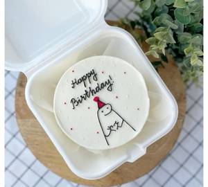 Cute Birthday Black Currant Bento Cake