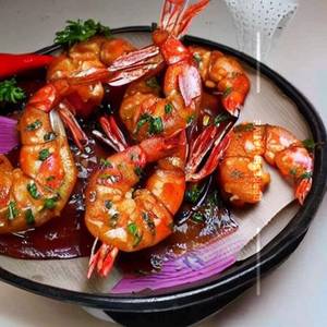 Schezwan Prawn Dry