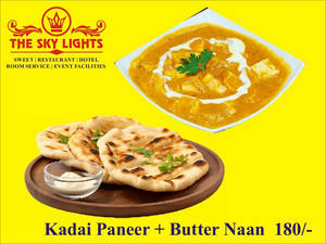 Kadai Paneer + Butter Naan