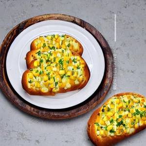 Cheese Corn Garlic Bread