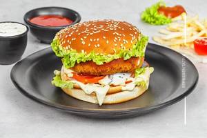 Bbq chicken burger