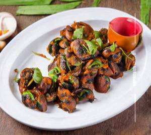 Andhra Chilli Mushroom