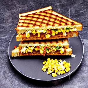Cheesy Corn Tikka Sandwich