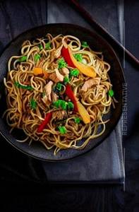 Chicken noodles