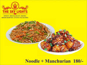 Noodle + Manchurian