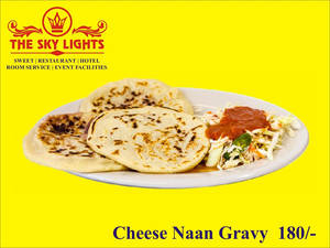 Cheese Naan Gravy