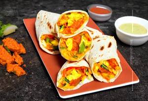 Double Egg Peri Peri Wraps