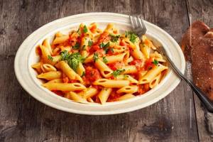 Chicken penne arrabbiata