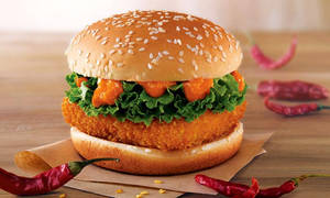 Paneer Spicy Burger