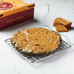 Biscoff Waffle Cake