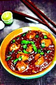 Mushroom Manchurian Masala