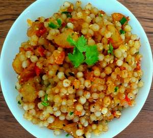 Red Masala Sabudana Khichdi