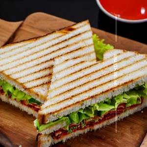 Double Layer Chicken Club Cheese Sandwich