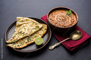 Dal Makhani [150 ml] With 2 Butter Naan And Salad