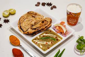 Dal Makhani+2 Lachha Paratha+Butter Milk