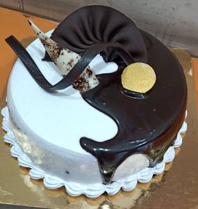 Cake Choco Vanila [500 Gm ]Eggless