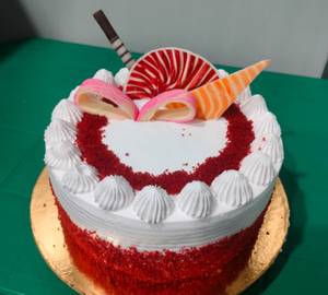 Cake Red Valvet [500 Gm ]Eggless