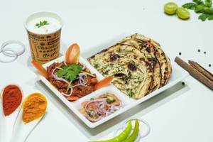 Punjabi Choley+2 Kulche+Butter Milk