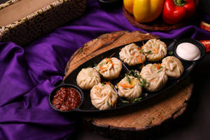Veg Steam Momos [ 6 Pcs ]