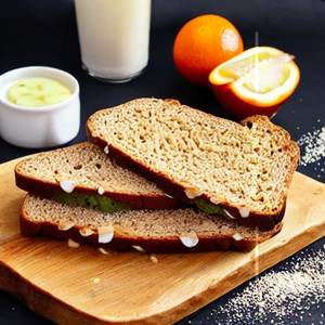 Fruit Wheat Bread Sandwich