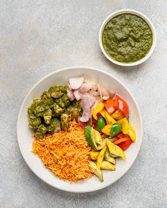 Palak Chicken Bowl