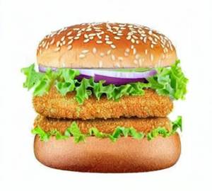 Double Chicken Tikki Burger