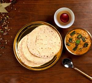 Bhindi Masala Roti Thali Combo