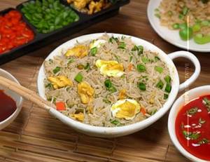 Triple Egg Chicken Fried Rice