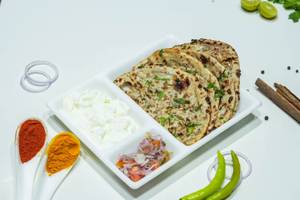 Mutton Keema Kulcha[2 Pieces]+Plain Curd