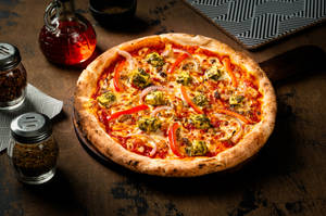Punchy Paneer Pizza