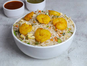 Prawns fried rice