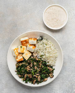 Roast Garlic Paneer Bowl