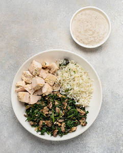 Roast Garlic Chicken Bowl