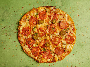 Pork Pepperoni Pizza (10 Inches)