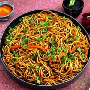 Veg Manchurian Noodles