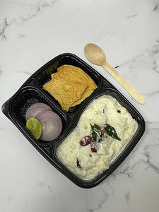 Curd Rice + Papad