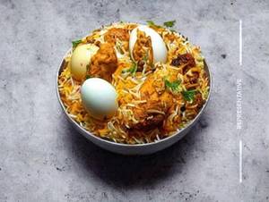 Chicken Egg Biryani ( 1 Ltr  150 Gm Pc Chicken )