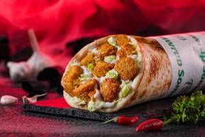 Sizzled Falafel Shawarma