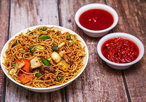 Chilly Bean Noodle Veg