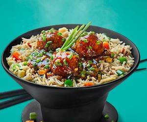 Fried Rice with Manchurian