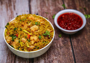 Singapore Rice Prawns