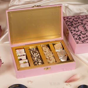 Pink Gold Mithai Box
