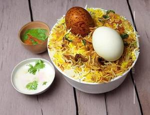 Hyderabadi Egg Biryani Full