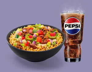 Value Rice Bowl & Pepsi  Non-Veg