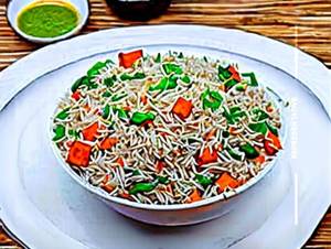 Paneer schezwan fried rice