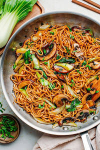 Mushroom Noodles