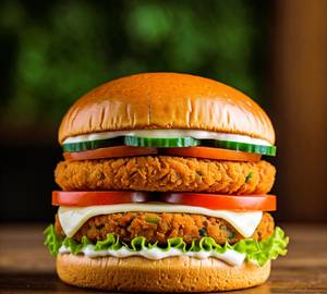 Double Decker Veg Burger