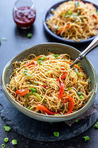 Veg Chilli Garlic Noodles